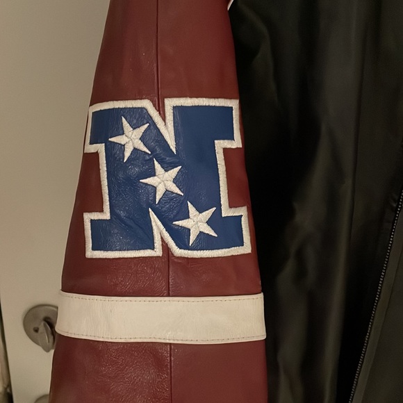 Arizona Cardinals men’s large leather jacket with Diamond stitch lining - Picture 6 of 8